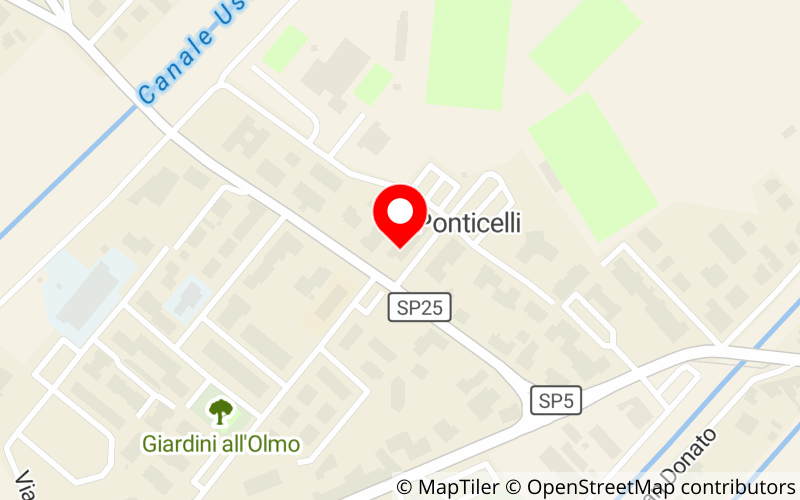 Mappa di Andrea Gomme di Andrea Fanteria Centro SuperService