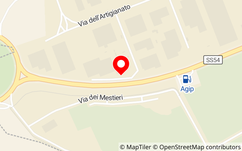 Mappa di Autofficina Lesa