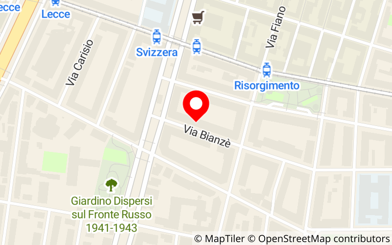 Mappa di Autofficina Bianzè Di Maniscalco Giacomo