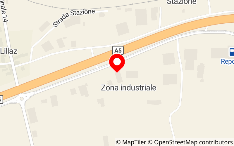 Mappa di AUTOCAR SERVICE (Saint-Marcel)