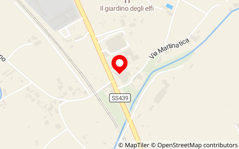 Mappa di Autocarrozzeria La Tirrena