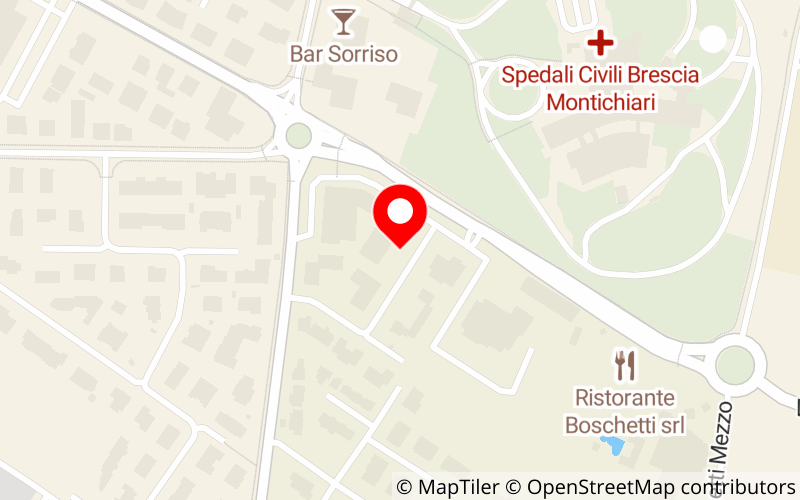 Mappa di Capital Service Montichiari
