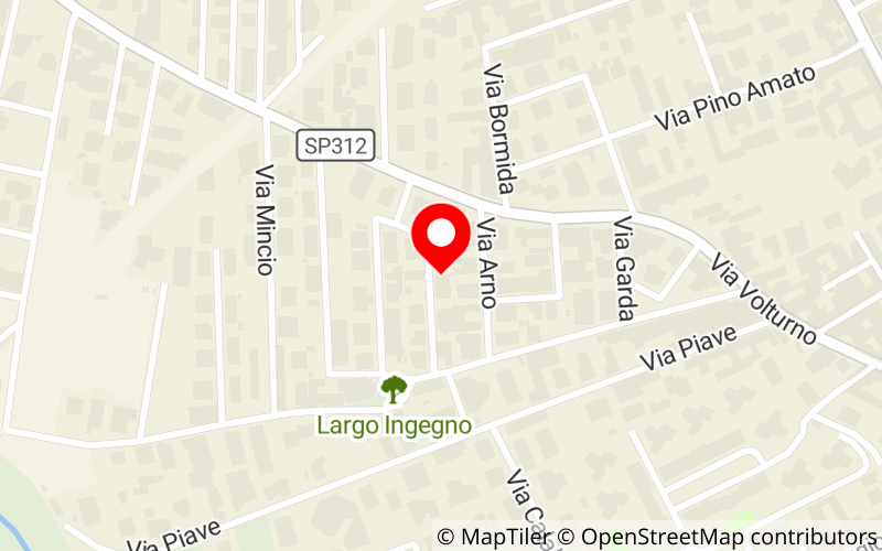 Mappa di Autocarrozzeria Sito Giuseppe