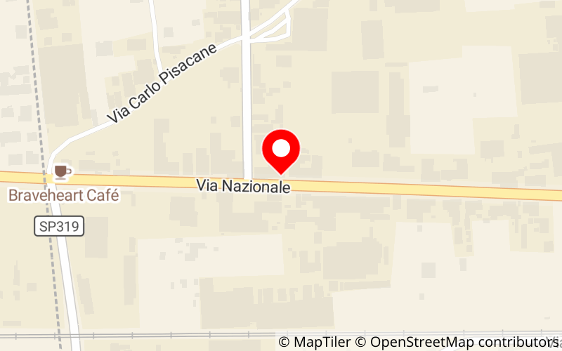 Mappa di Autocarrozzeria EMMEGI CAR di Maurizio Vallone