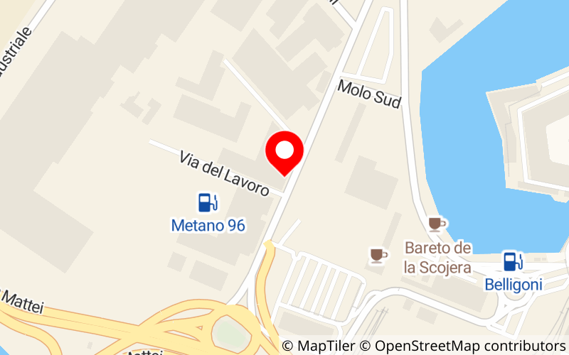Mappa di AUTOCARROZZERIA VITALONI & SALLEI