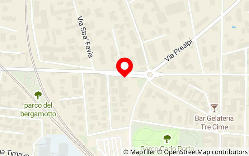 Mappa di AUTOGOMMA PEREGO Driver Center Pirelli