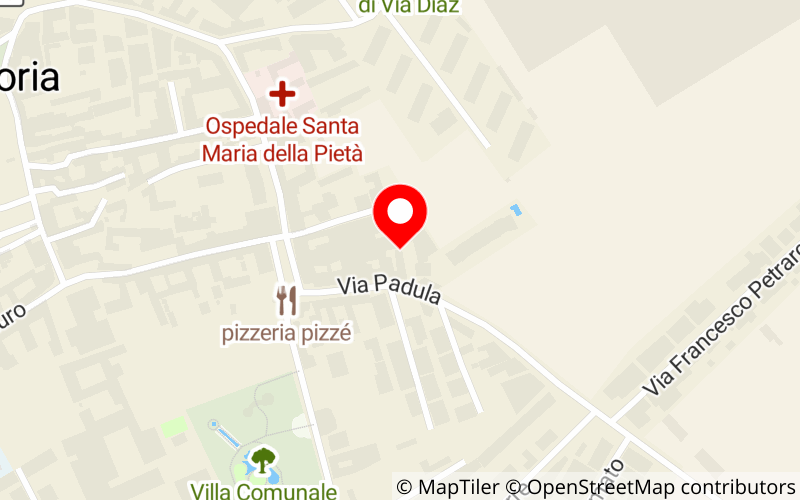 Mappa di Autocarrozzeria Padula dei Flli. Capogrosso
