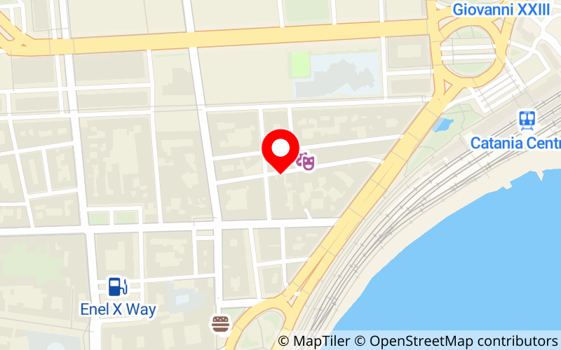 Mappa di Autocarrozzeria Diaccioli Car Catania